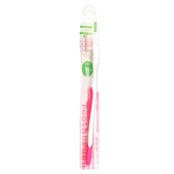 แปรงสีฟันญี่ปุ่น ขนปลายเรียว แปรงได้สะอาดหมดจด มีสี ชมพู,ฟ้า,เขียว