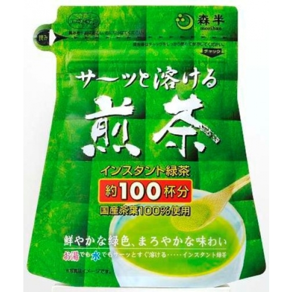 Morihan ชาเชียวผง เซนฉะ Sencha Morihan ชนิดผง ชงได้ 100แก้ว