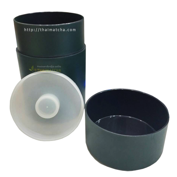 กระปุกใส่ชาเขียว สไตล์ญี่ปุ่นสีเขียวเข้มด้าน Tea Canister,Dark green