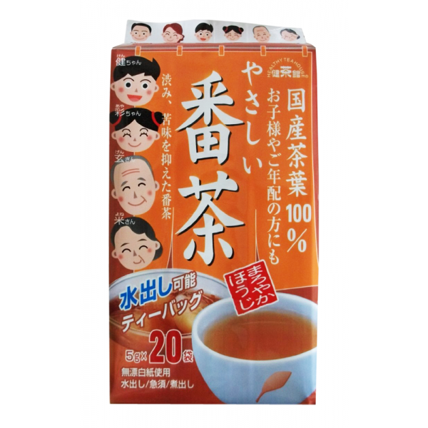 บังชะ bancha รสชาติดื่มง่าย สำหรับทุกในครอบครัว บรรจุ 20 ซอง  tea bag