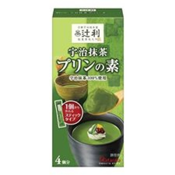 พุดดิ้ง TsujiToshi Uji Matcha ของไอโอดีน (15g × 4 ซอง)